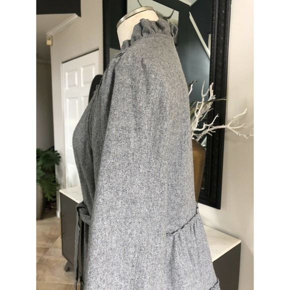 SOLD hazel hazel hazel Ruffled Button Front Jacket L - Picture 5 of 11